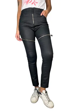 CHER Pantalón Negro Cierres