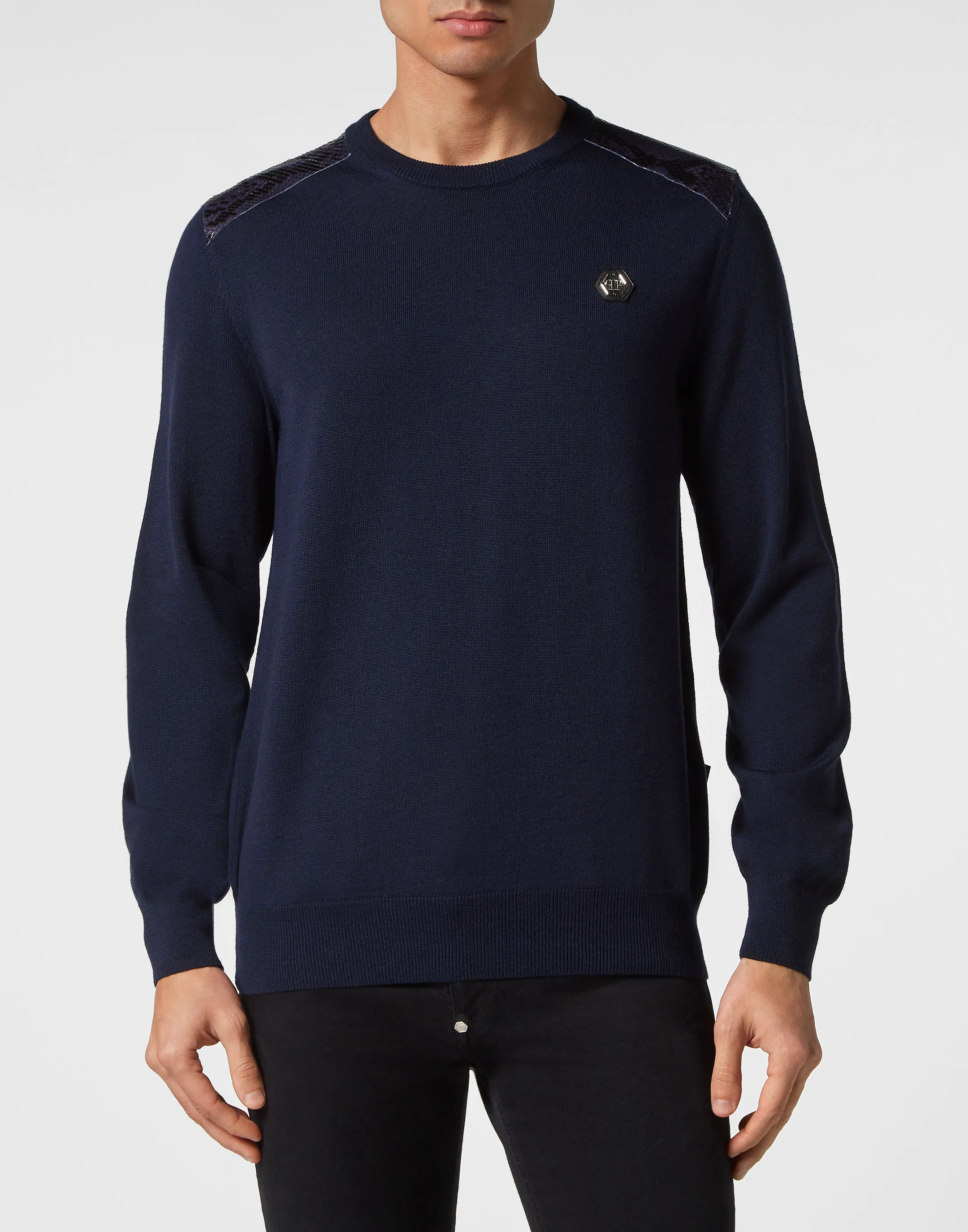 Merino Pullover Round Neck LS