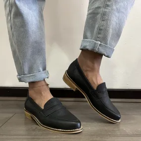 Mocasin Negro Opaco Textura