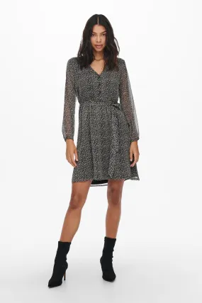 Only Vestido corto lazo