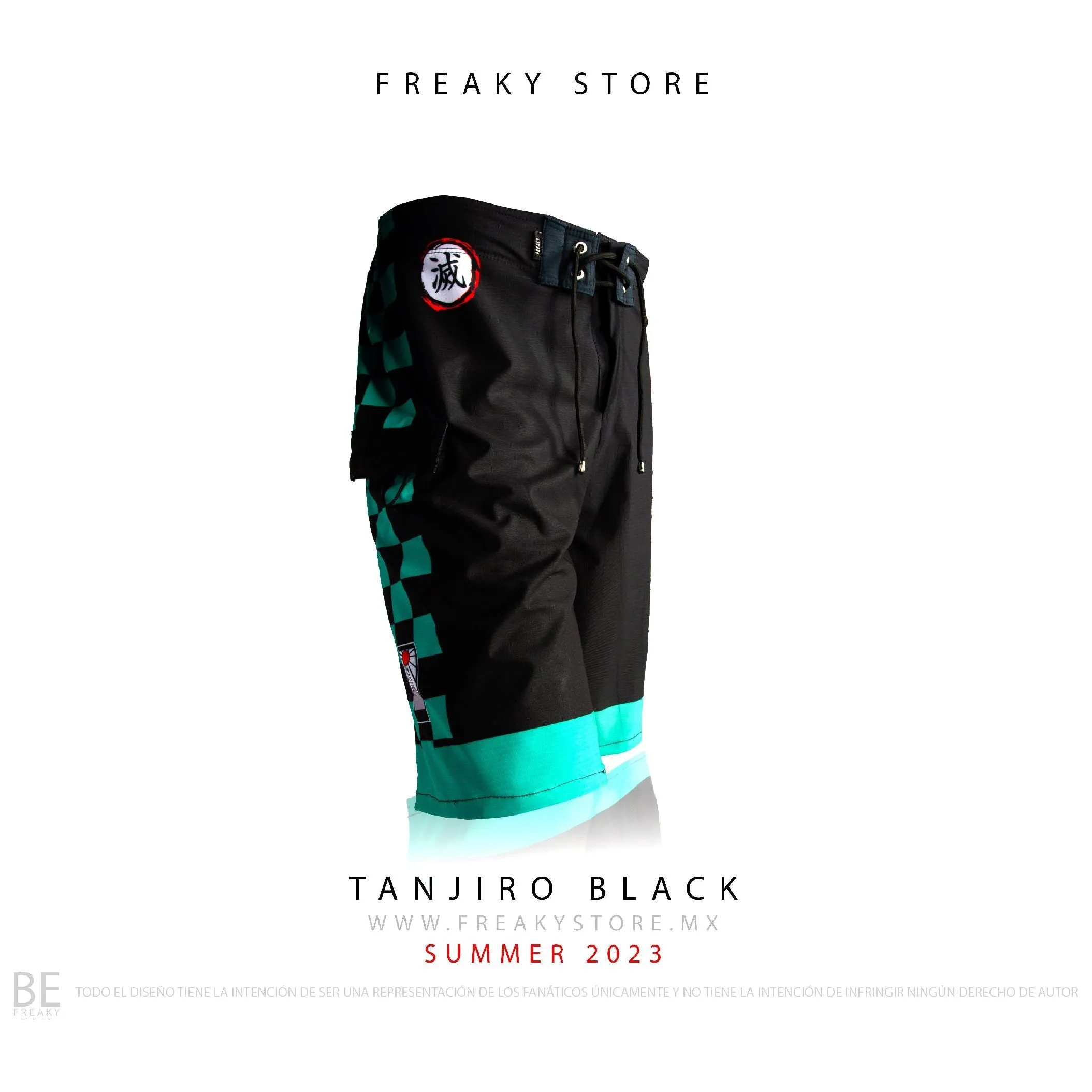 Tanjiro Black Short